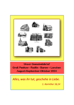 Gemeindebrief August-Oktober 2024